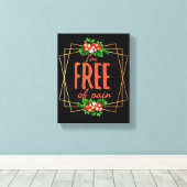 成功前向きの引用文 キャンバスプリント (インサイチュ (ウッドフロア))