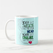 成功及び失敗 コーヒーマグカップ (左)