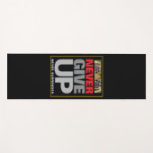 成功引用文は決与えして降伏しない ヨガマット (正面(横))