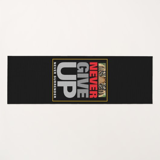 成功引用文は決与えして降伏しない ヨガマット (正面(横))