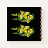 成功引用文カスタム画像文字スパイラルノートブック ノートブック (裏面)