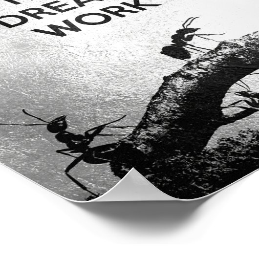 成功引用文チームワークが夢を作る ポスター (角)