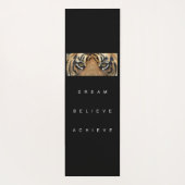 成功引用文ドリームエ信じーム達成やる気を起こさせる ヨガマット (裏面)