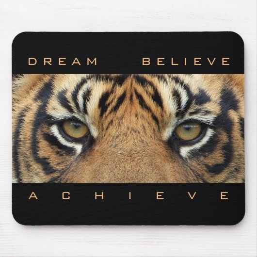 成功引用文ドリーム信じ水平達成 マウスパッド (正面)
