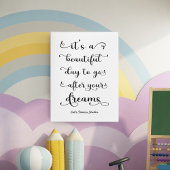 成功引用文日々のモチベーション白黒 ポスター