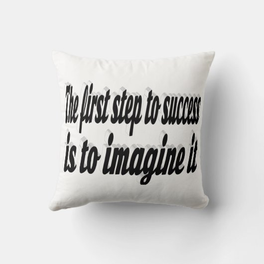 成功想像の クッション (裏面)
