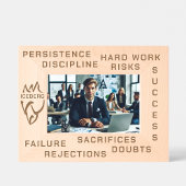 成功感動的と失敗アイスバーグアート レーザー彫刻フレーム