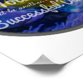 成功感動的の日々の肯定 ポスター (角)