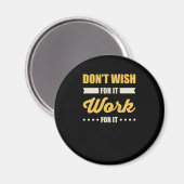 成功感動的やる気を起こさせる引用文 マグネット (正面/裏面)