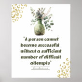 成功感動的引用文 ポスター (正面)