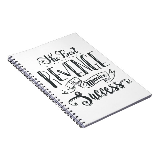 成功態度夢ゴールやる気を起こさせる引用文 ノートブック (右側)