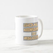 「成功方程式」かわいいデザイン。買今 コーヒーマグカップ (正面右)