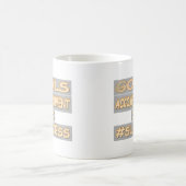 「成功方程式」かわいいデザイン。買今 コーヒーマグカップ (中央)