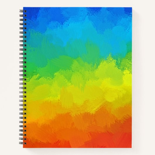 成功書ストーリー： 8.5" x 11インチブランド ノートブック (正面)