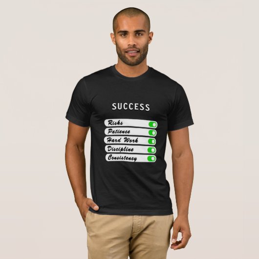 成功条件のカスタマイズTシャツ Tシャツ (正面フル)