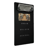 成功自己改善やる気を起こさせる引用文虎 ミニクリップボード (アングル)