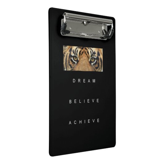 成功自己改善やる気を起こさせる引用文虎 ミニクリップボード (アングル)