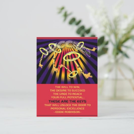 成功鍵 ポストカード (スタンド正面)