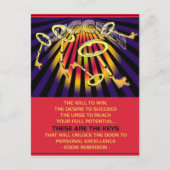 成功鍵 ポストカード (正面)