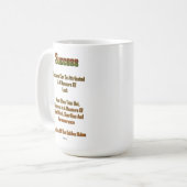 成功15ozセラミックホワイトマグカップ コーヒーマグカップ (正面左)