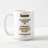 成功15ozセラミックホワイトマグカップ コーヒーマグカップ (左)