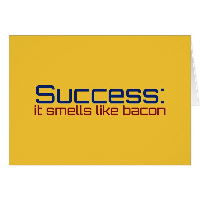 成功: それはベーコンのように臭いがします (正面横)