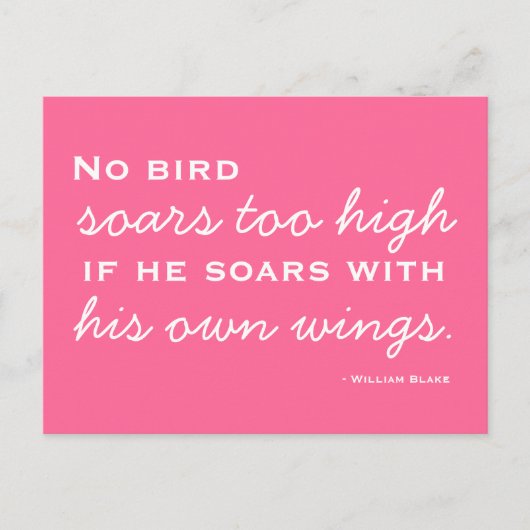 成功、インスピレーション – ポストカやる気を起こさせるージ ポストカード (正面)