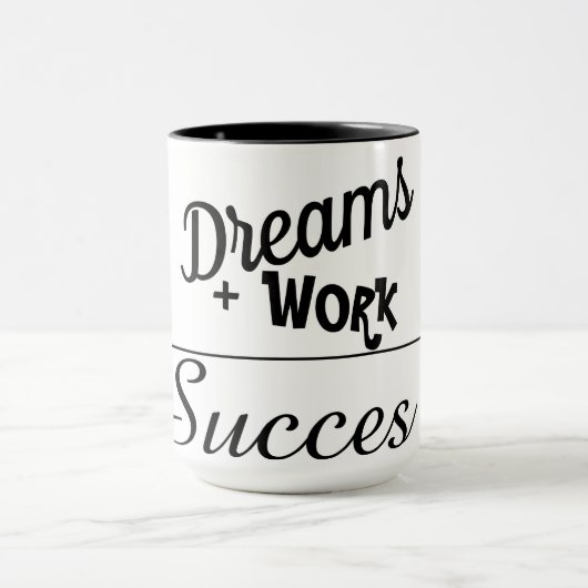 「成功」エネルギー・マグ マグカップ (中央)