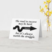 成功 カード (黄色い花)