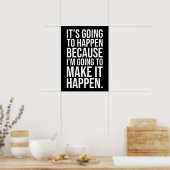 成功、ジム、ハッスル、グラインド ポスター (キッチン)