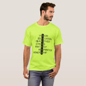 成功 - ビジョン - 教育 - 目標 Tシャツ (正面フル)