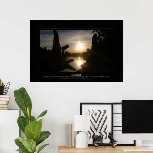 成功 ポスター (ホームオフィス)