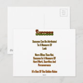 成功 ポストカード (正面/裏面)