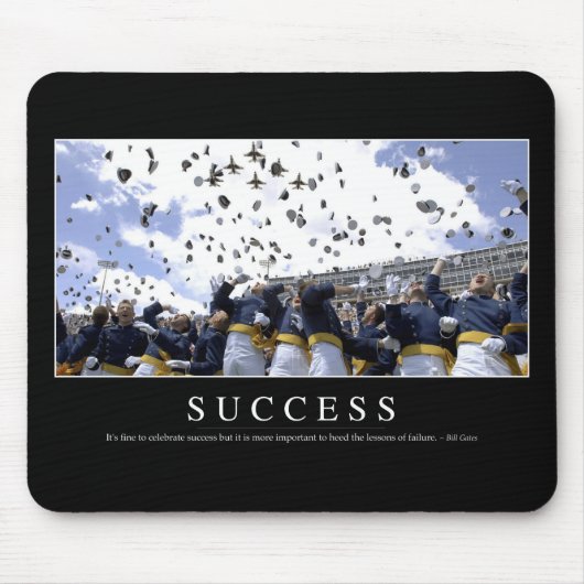 成功：感動的引用文 マウスパッド (正面)