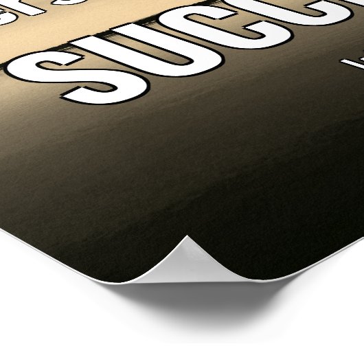 成功 |永続的な永続性 |聖なる書物、 経典 ポスター (角)