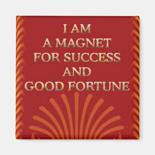 成功 – 自己肯定文マグネット マグネット (正面)