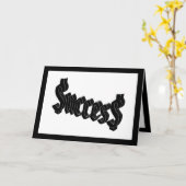 成功= $ucces$ カード (黄色い花)