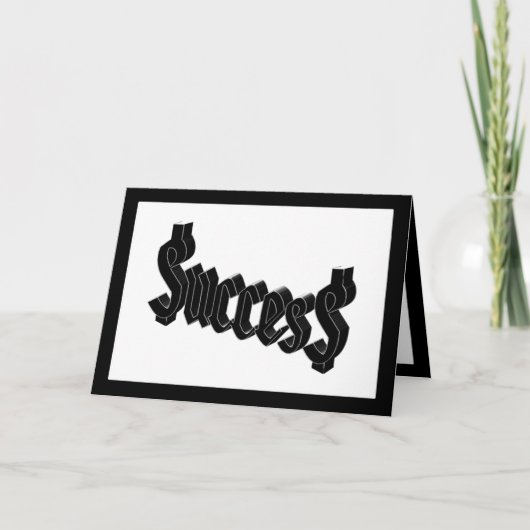 成功= $ucces$ カード (正面)