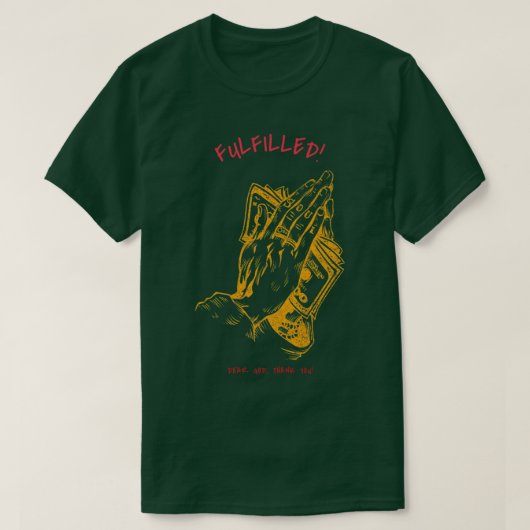 成就親愛神、感謝のプレミアム Tシャツ (デザイン正面)
