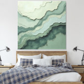 成層セージ キャンバスプリント (インサイチュ (寝室))