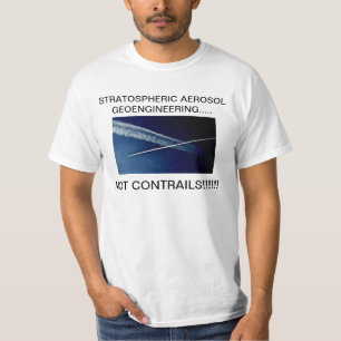 成層圏のエーロゾルGEOENGINEERING ..... Tシャツ
