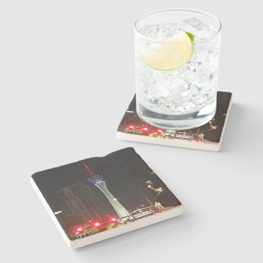 成層圏タワーラスベガス#3コースター ストーンコースター (横)