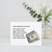 成果の受賞者の青写真 ポストカード (スタンド正面)