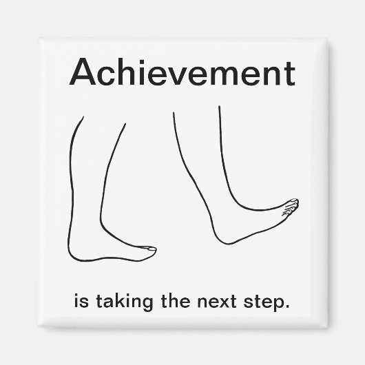 成果は次のステップを取っているマグネット マグネット (正面)