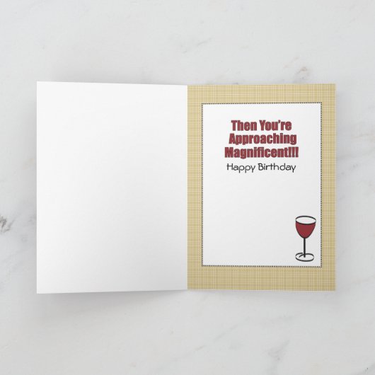 成熟おもしろい男のスナーキー誕生日カード カード (内部)