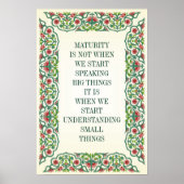 成熟は我々が大きな事を始める話時ではない ポスター (正面)