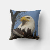 成熟バルドイーグル(2写真)装飾用クッション クッション (裏面)