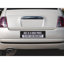 成熟度おもしろいバンパーステッカー