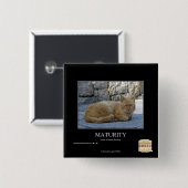 成熟 缶バッジ (正面&裏面)