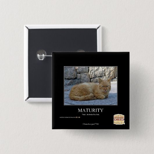 成熟 缶バッジ (正面&裏面)